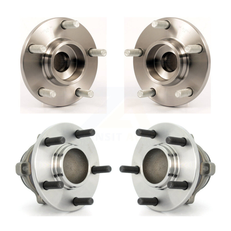 Front Rear Wheel Bearing & Hub Assembly Kit For Mazda 3 4-Wheel ABS K70-101208