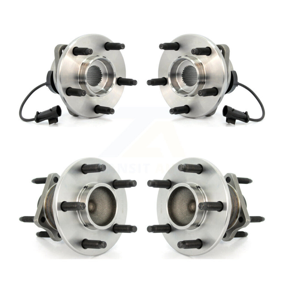 Front Rear Wheel Bearing & Hub Assembly Kit For Chevrolet Malibu Pontiac G6 Cobalt HHR Saturn Aura K70-101211