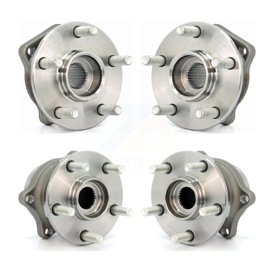 Front Rear Wheel Bearing & Hub Assembly Kit For Subaru Outback Forester Impreza Legacy WRX K70-101217