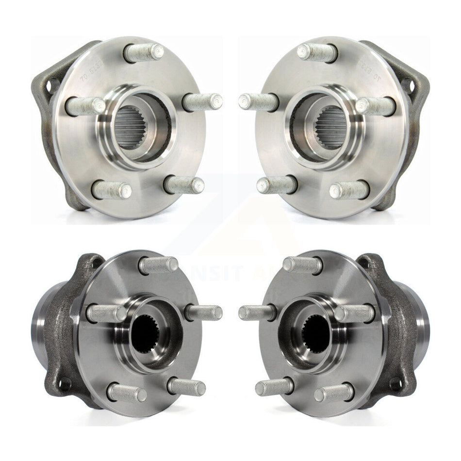 Front Rear Wheel Bearing & Hub Assembly Kit For Subaru Impreza Forester XV Crosstrek K70-101219
