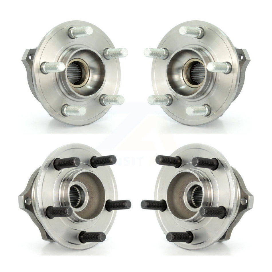 Front Rear Wheel Bearing & Hub Assembly Kit For Chrysler 300 Dodge Charger Magnum AWD K70-101224