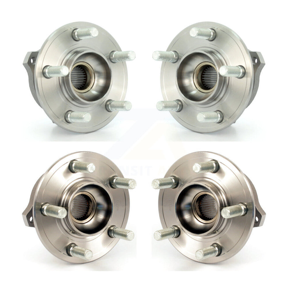 Front Rear Wheel Bearing & Hub Assembly Kit For Dodge Charger Chrysler 300 AWD K70-101225
