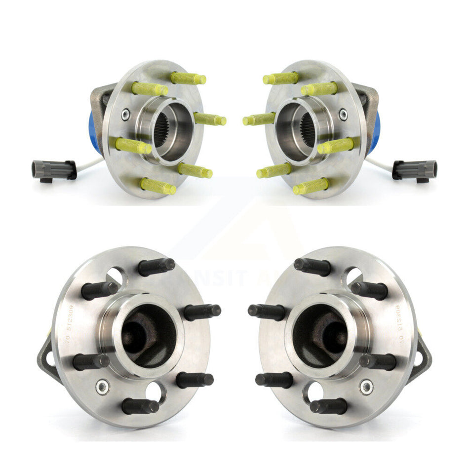 Front Rear Wheel Bearing & Hub Assembly Kit For Chevrolet Uplander Buick Terraza Pontiac Montana Saturn Relay 4 Hole Rectangular Flange K70-101228