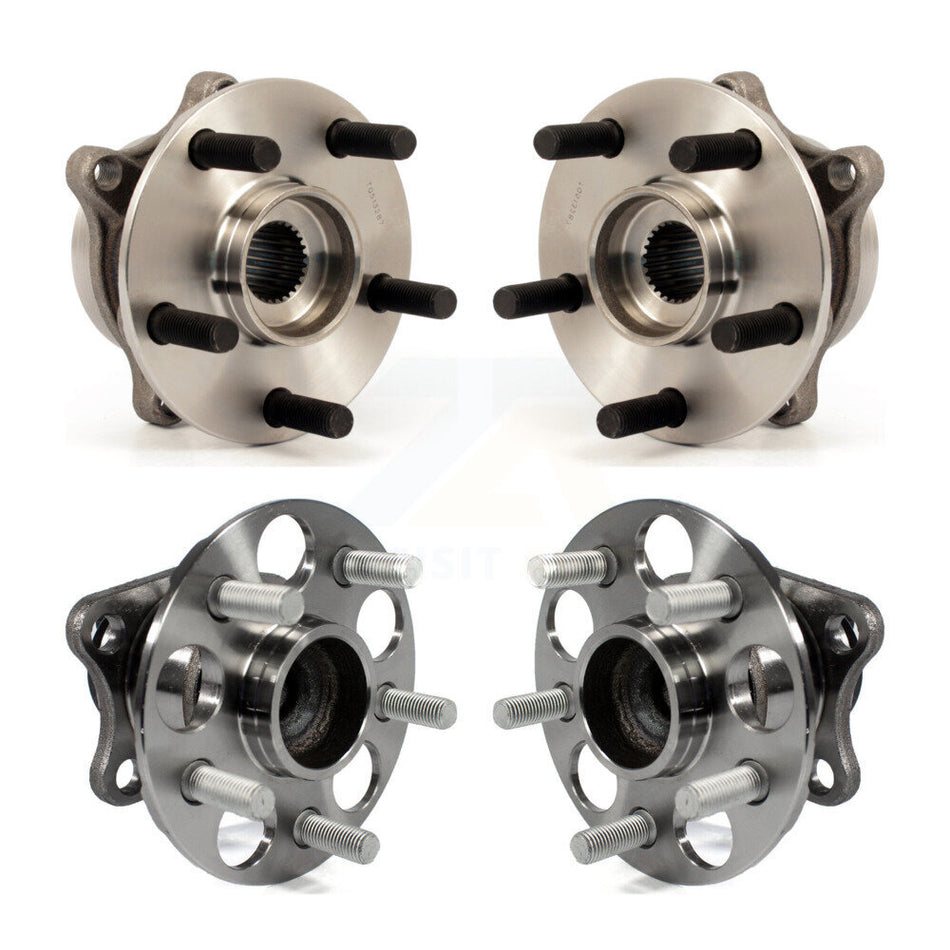 Front Rear Wheel Bearing & Hub Assembly Kit For Toyota Prius Plug-In K70-101261