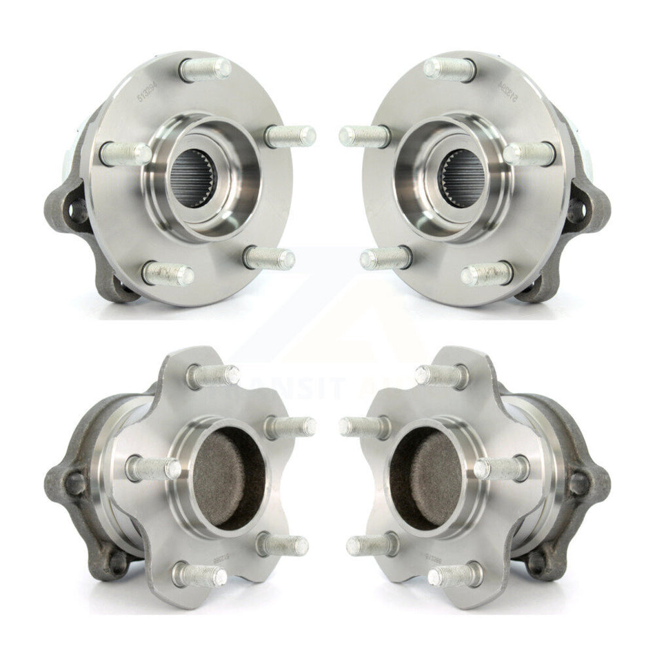Front Rear Wheel Bearing & Hub Assembly Kit For Nissan Altima K70-101264