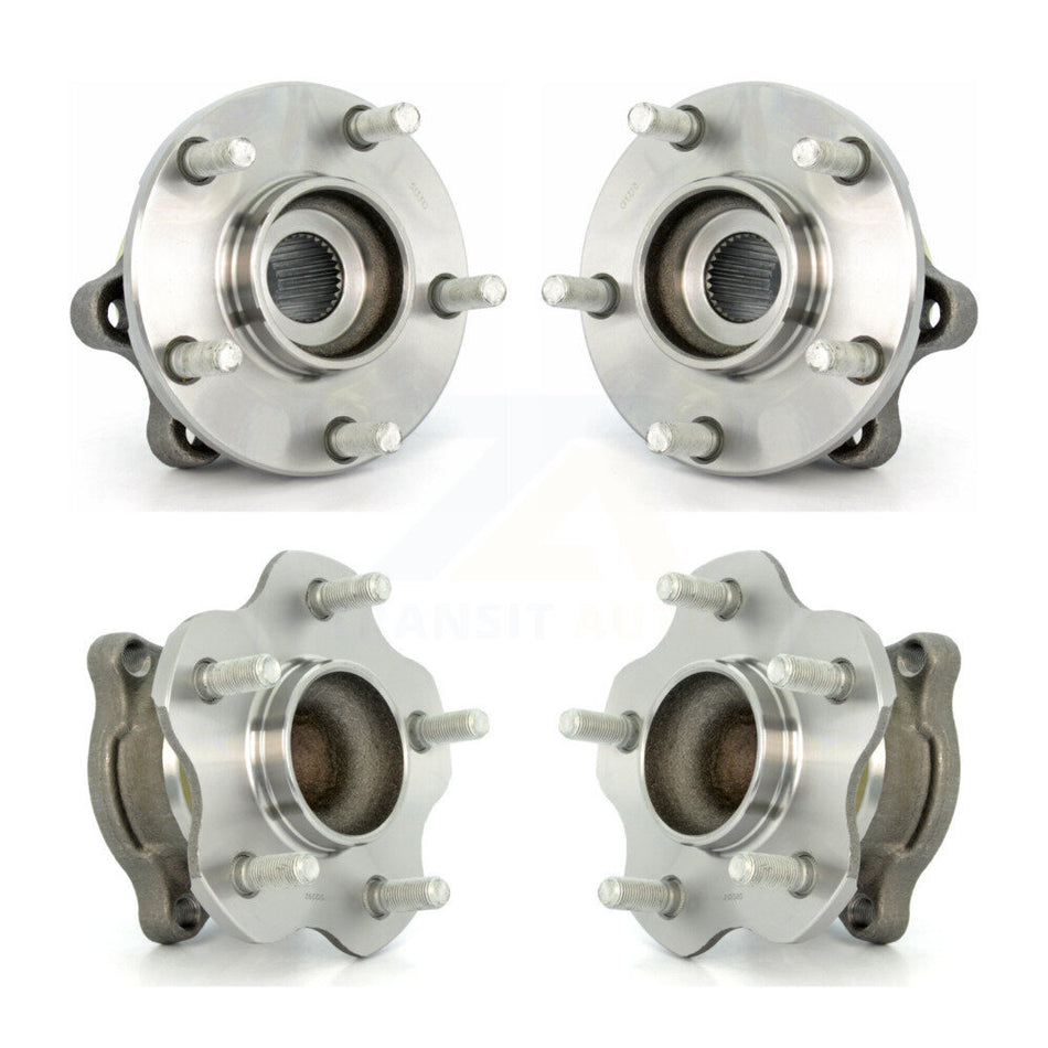 Front Rear Wheel Bearing & Hub Assembly Kit For 2004-2009 Nissan Quest K70-101277