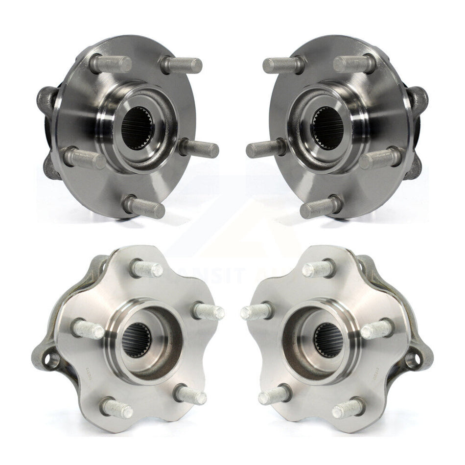 Front Rear Wheel Bearing & Hub Assembly Kit For Nissan Juke AWD K70-101284