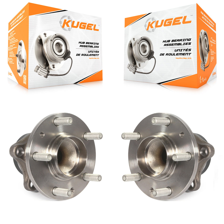 Rear Wheel Bearing And Hub Assembly Pair For 2007-2016 Mazda CX-9 FWD K70-101375