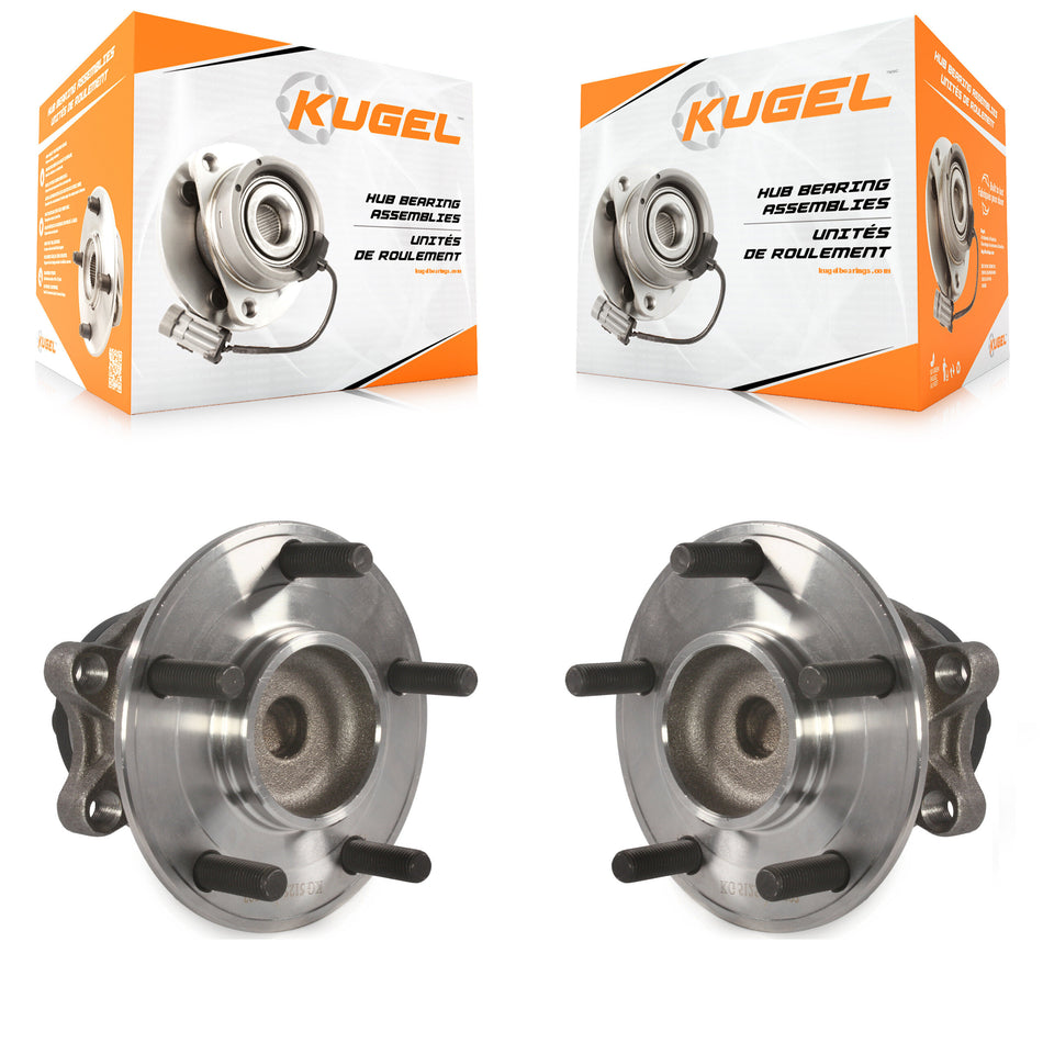 Rear Wheel Bearing And Hub Assembly Pair For Mitsubishi Outlander Sport Eclipse Cross RVR FWD K70-101389