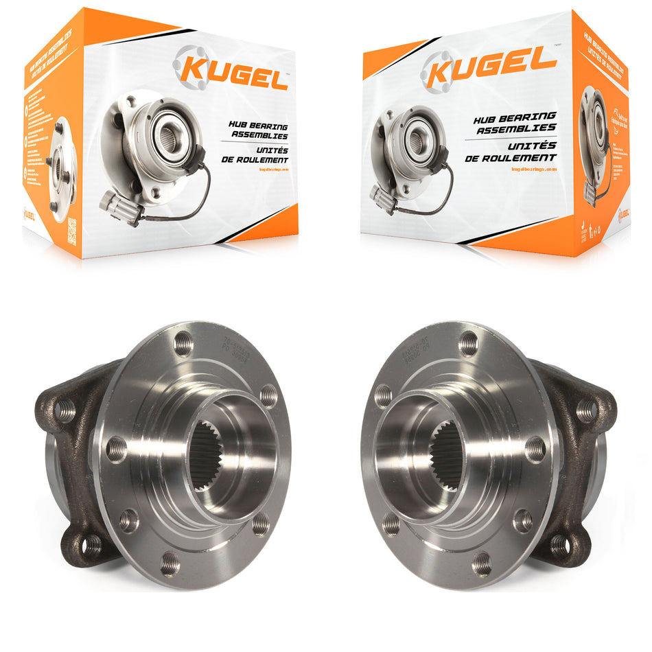 Front Wheel Bearing And Hub Assembly Pair For Jeep Cherokee With Off Road Suspension K70-101402