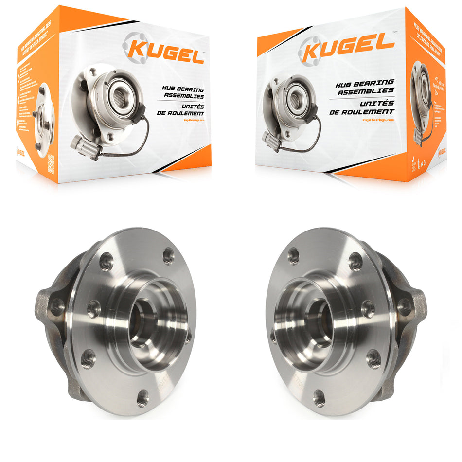 Front Wheel Bearing And Hub Assembly Pair For BMW X3 528i xDrive 535i X4 750Li 650i 550i 535d Gran Coupe GT 740Li 750i 640i Alpina B6 740Ld B7 B7L K70-101411