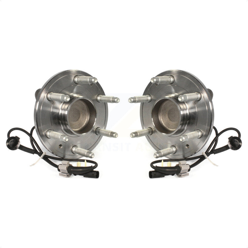 Front Wheel Bearing And Hub Assembly Pair For Chevrolet Silverado 1500 GMC Sierra Tahoe Suburban Yukon Cadillac XL Escalade ESV LD Limited RWD K70-101418