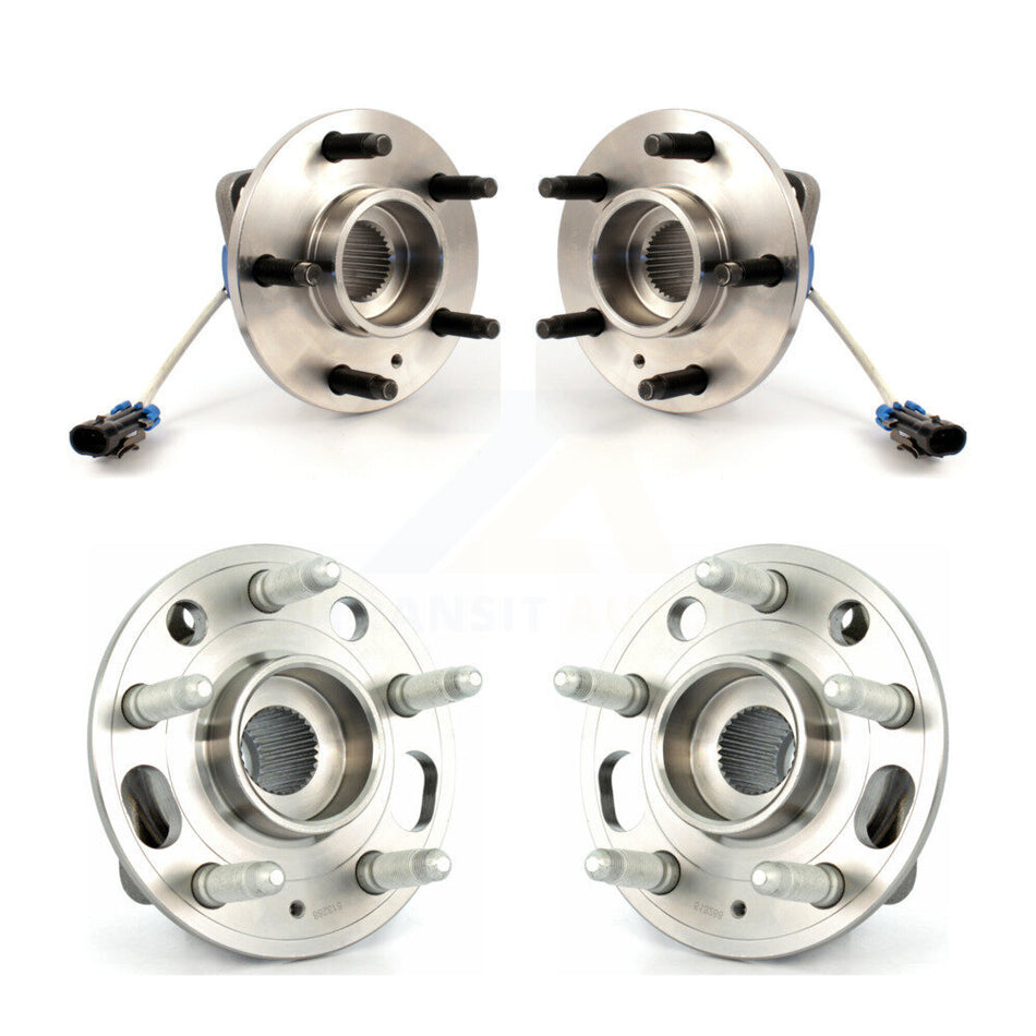 Front Rear Wheel Bearing & Hub Assembly Kit For 2010 Buick Allure K70-101424