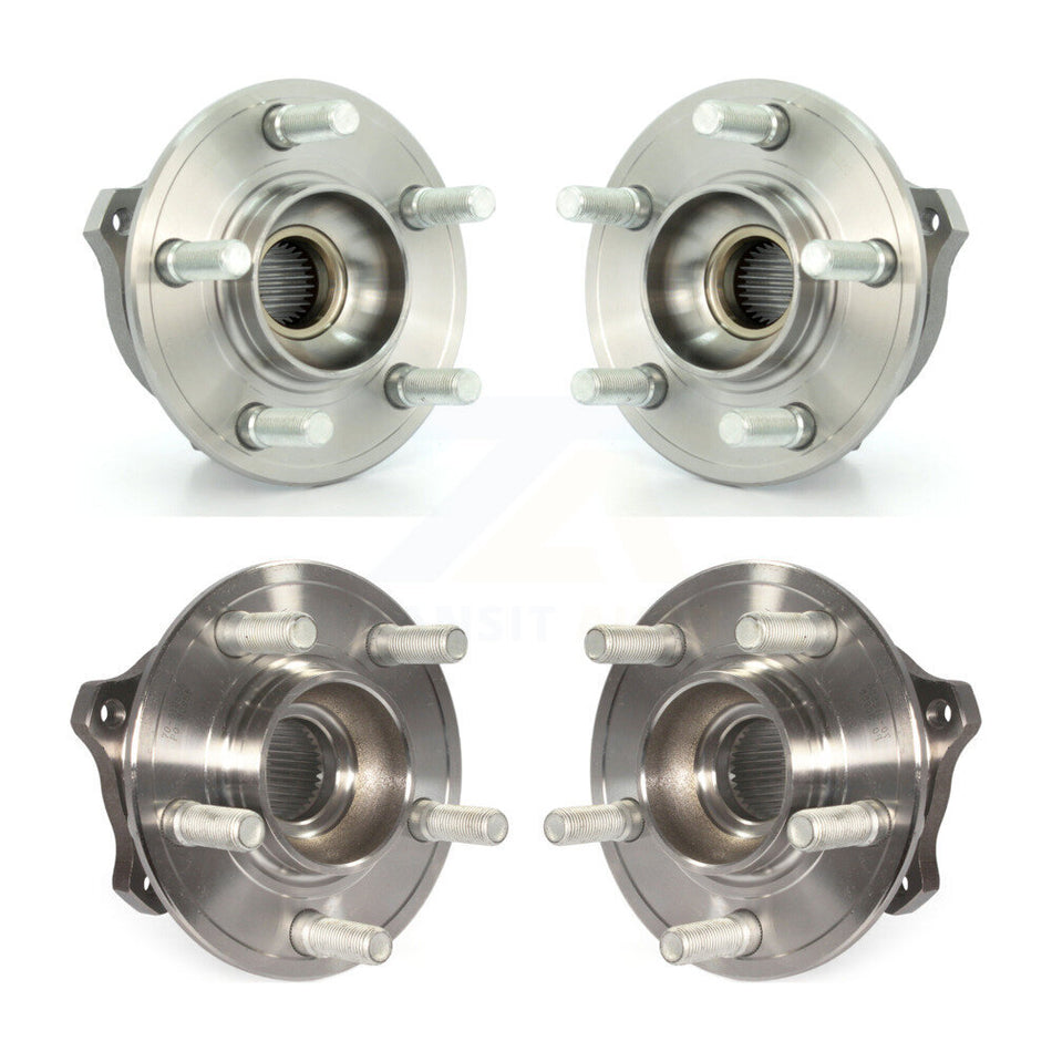 Front Rear Wheel Bearing & Hub Assembly Kit For Dodge Charger Chrysler 300 Challenger AWD K70-101425