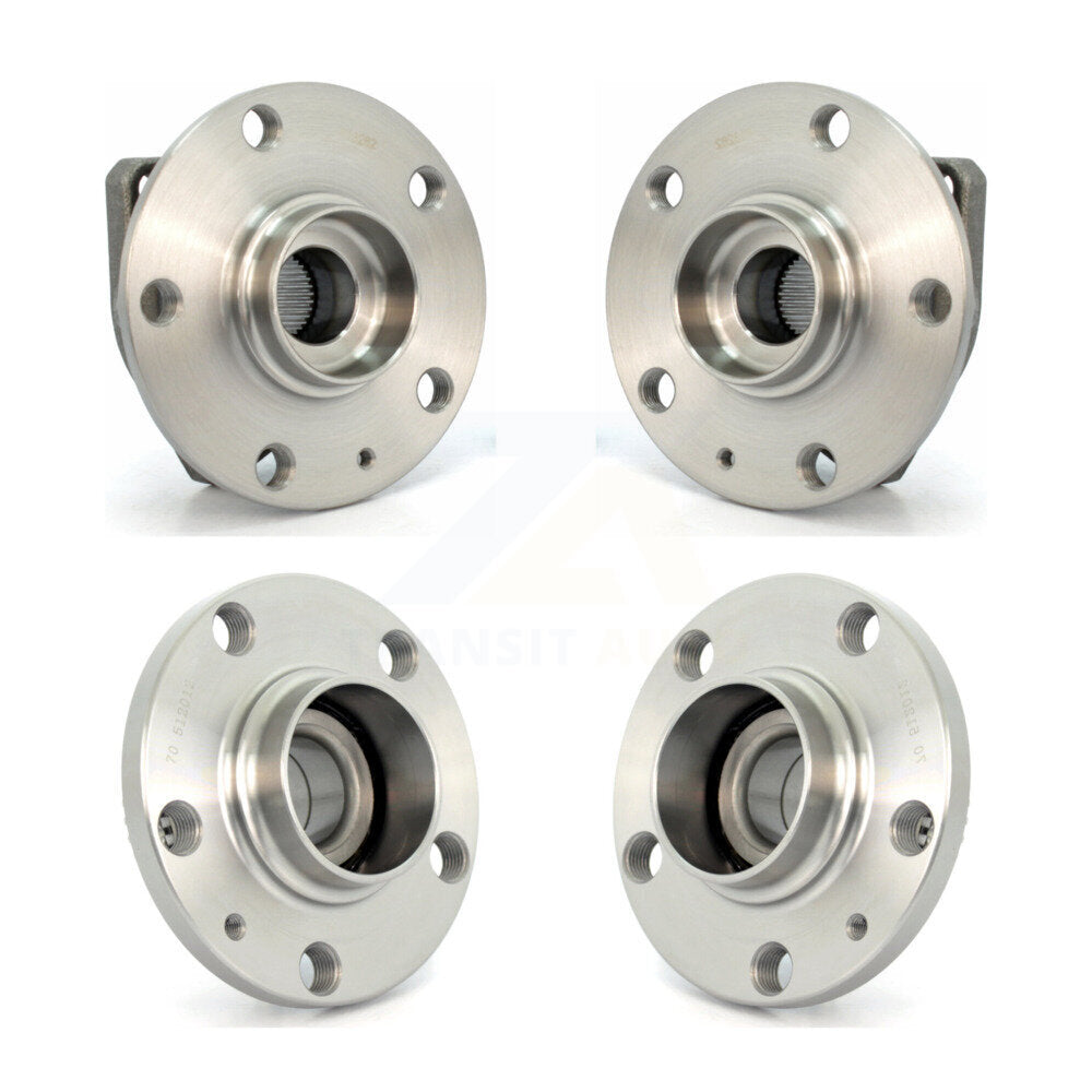 Front Rear Wheel Bearing & Hub Assembly Kit For 2007-2010 Volkswagen Golf City K70-101446