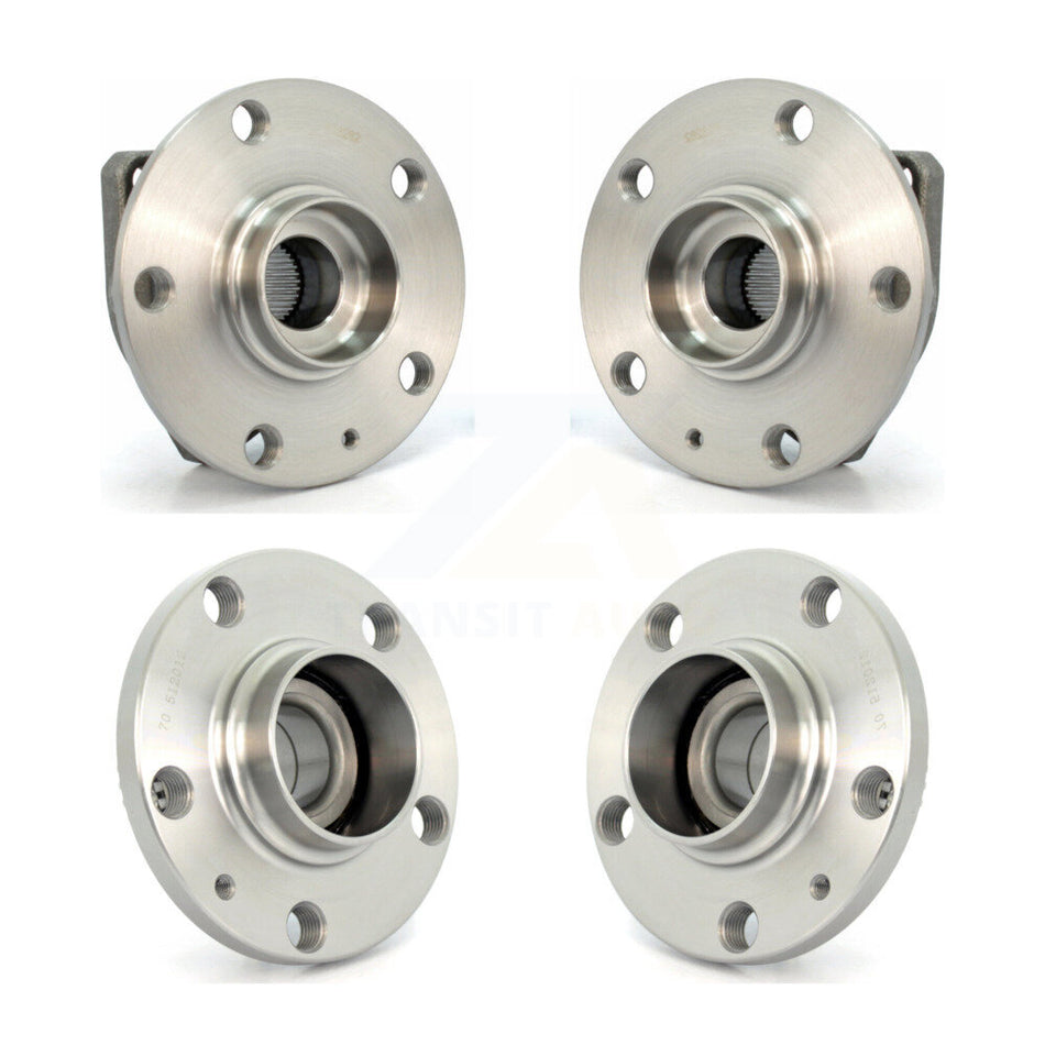 Front Rear Wheel Bearing & Hub Assembly Kit For 2007-2010 Volkswagen Golf City K70-101446