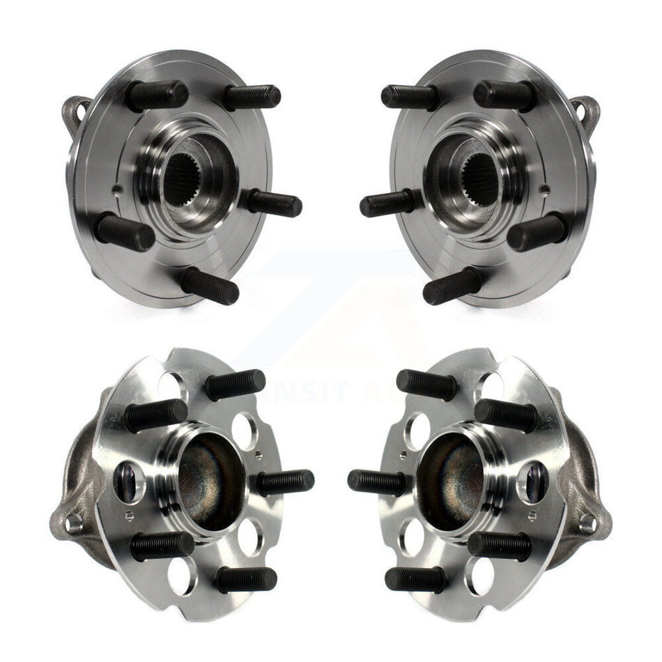 Front Rear Wheel Bearing & Hub Assembly Kit For 2011-2017 Honda Odyssey K70-101452
