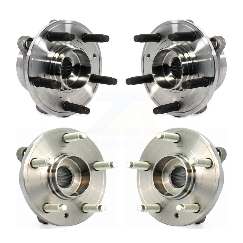 Front Rear Wheel Bearing & Hub Assembly Kit For Ford Taurus Police Interceptor Sedan Special Service K70-101457
