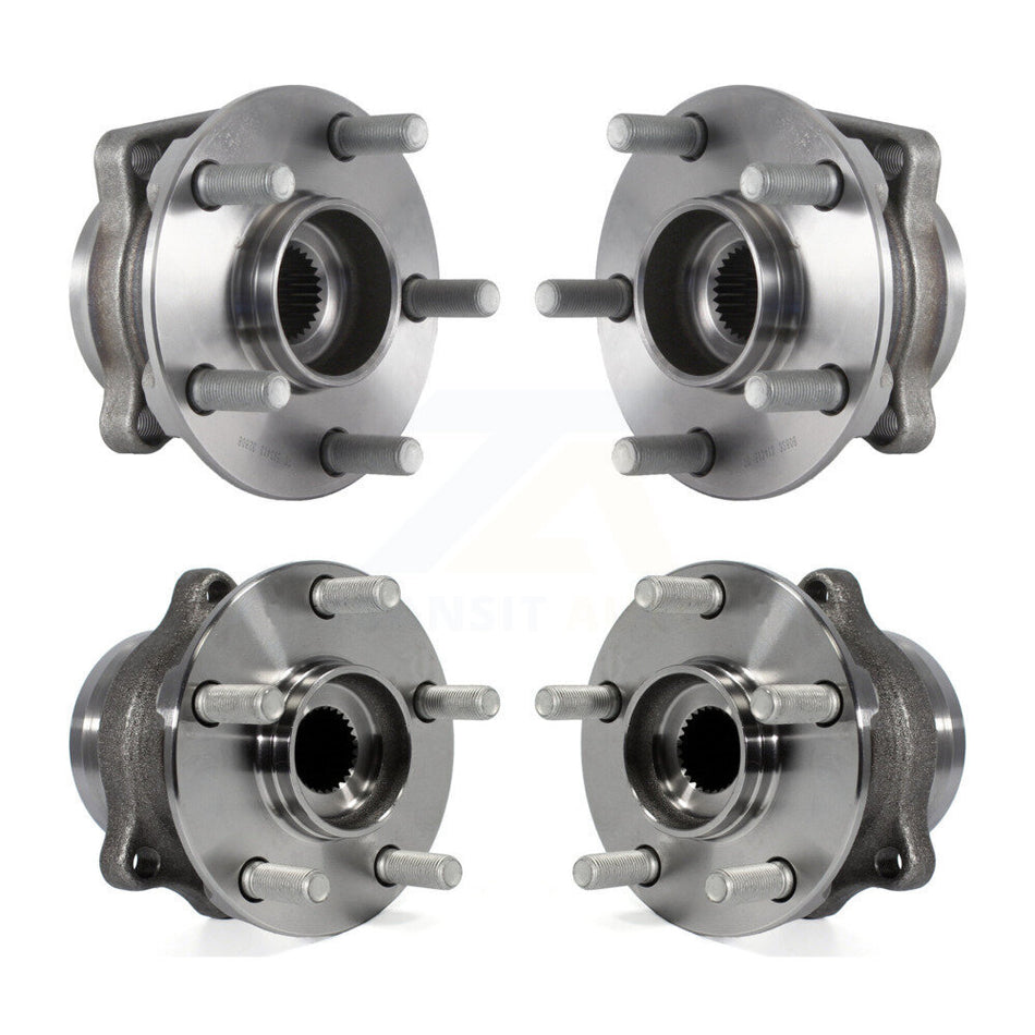 Front Rear Wheel Bearing & Hub Assembly Kit For Subaru Forester Crosstrek Impreza XV K70-101470