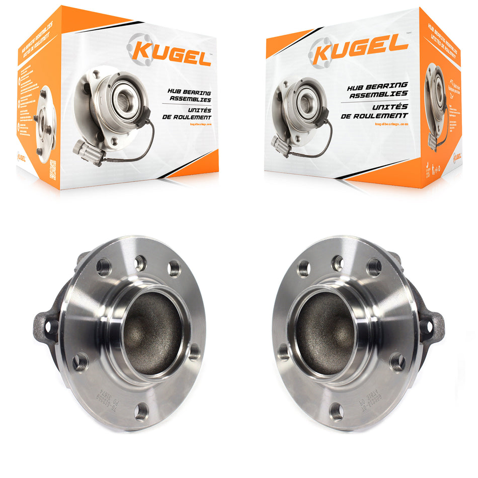 Front Wheel Bearing And Hub Assembly Pair For BMW 328i 320i 428i Gran Coupe 435i 228i 335i M235i 328d 340i ActiveHybrid 3 K70-101478