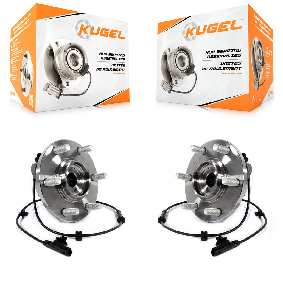 Front Wheel Bearing And Hub Assembly Pair For INFINITI Nissan Armada QX80 QX56 K70-101489