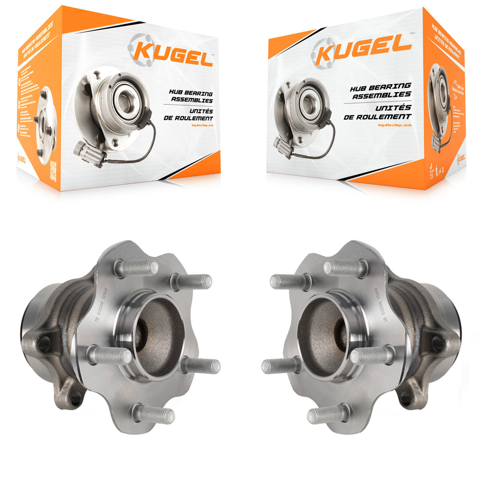 Rear Wheel Bearing And Hub Assembly Pair For 2013-2017 Nissan LEAF K70-101506