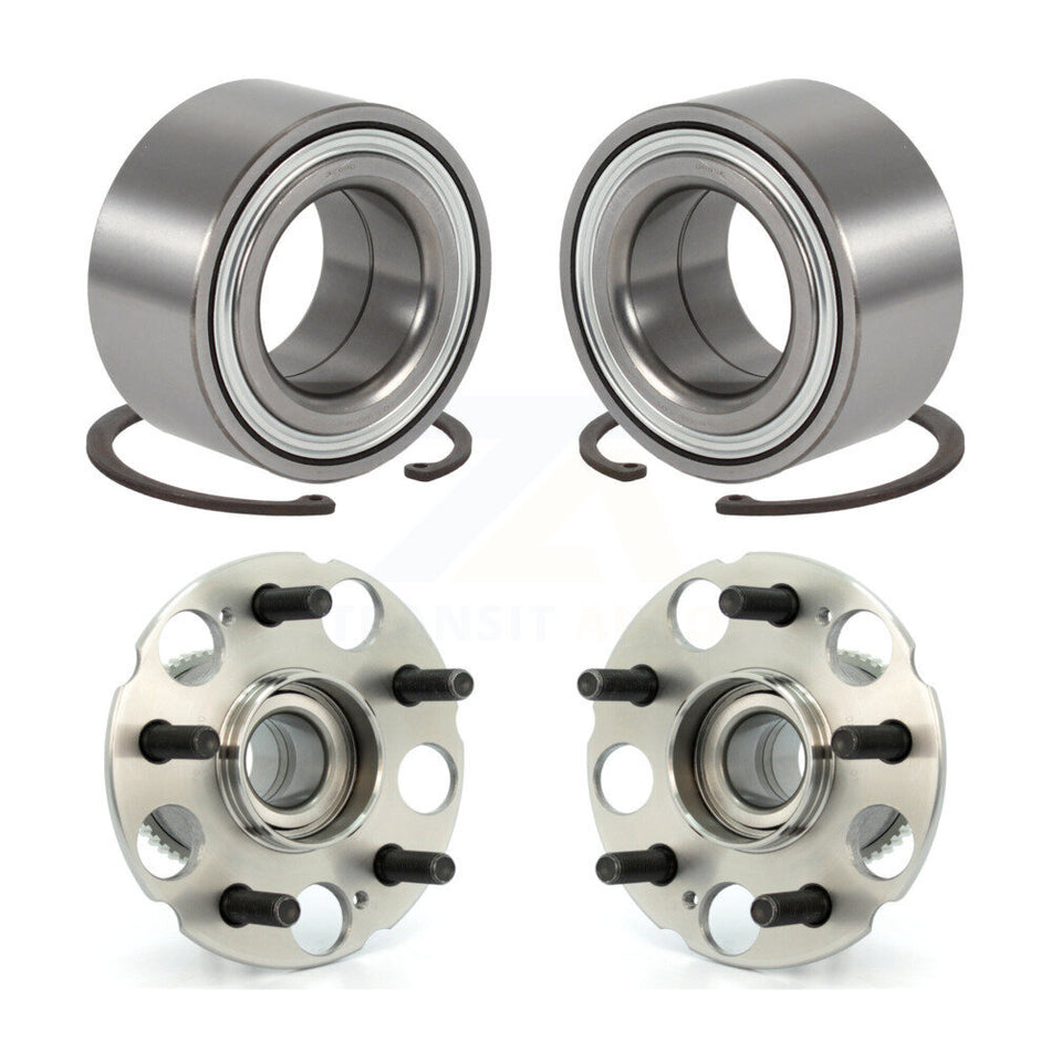 Front Rear Wheel Bearing And Hub Assembly Kit For 1999-2004 Honda Odyssey K70-101575