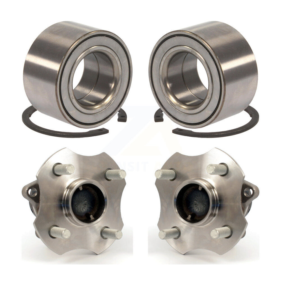 Front Rear Wheel Bearing And Hub Assembly Kit For Scion xB Toyota Echo xA K70-101580