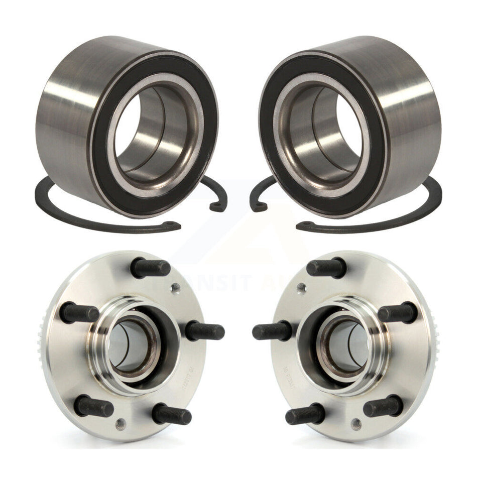 Front Rear Wheel Bearing And Hub Assembly Kit For 2006-2007 Mazda 6 Mazdaspeed K70-101583
