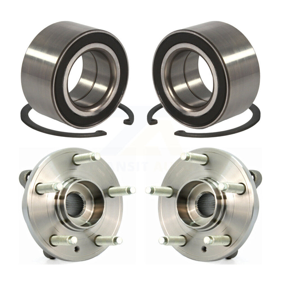 Front Rear Wheel Bearing And Hub Assembly Kit For Ford Edge Lincoln MKX K70-101597