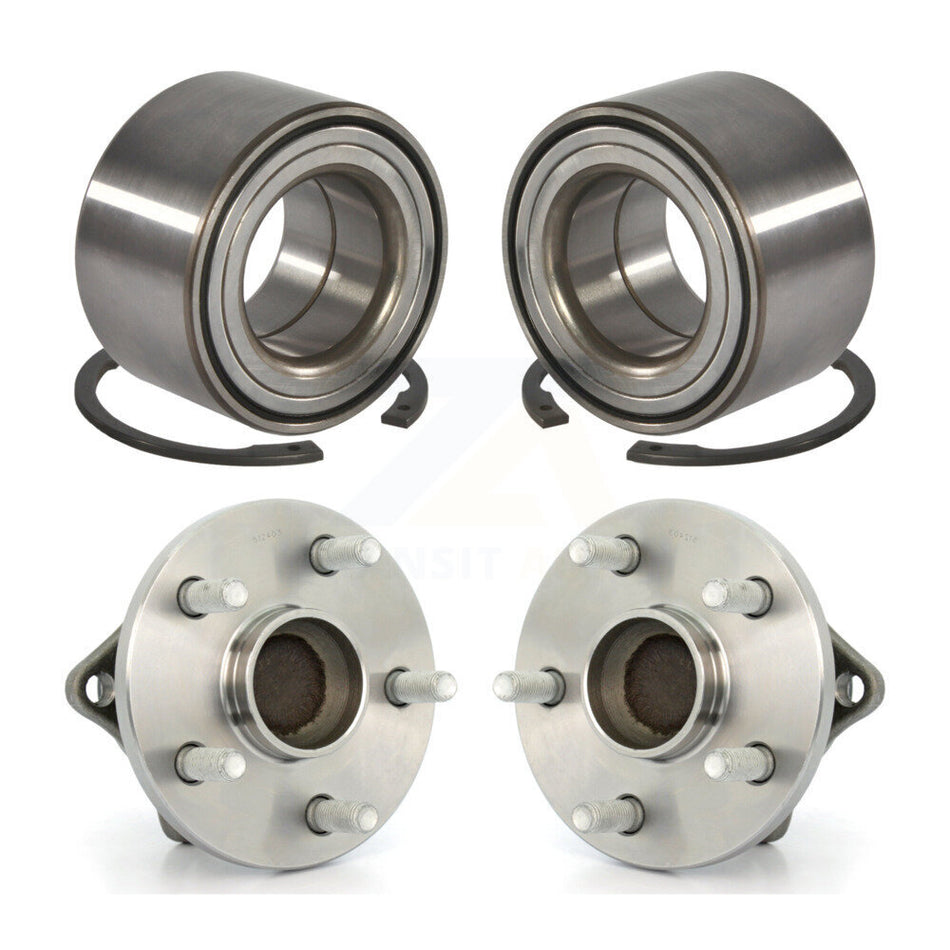 Front Rear Wheel Bearing And Hub Assembly Kit For Toyota Corolla Matrix Pontiac Vibe iM K70-101603