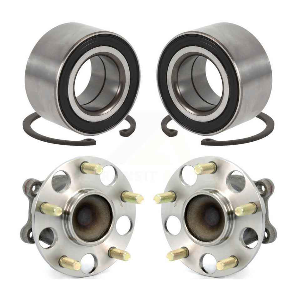 Front Rear Wheel Bearing And Hub Assembly Kit For Honda Accord Acura TSX K70-101607