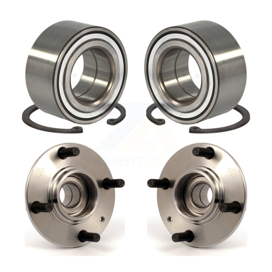 Front Rear Wheel Bearing And Hub Assembly Kit For Hyundai Elantra Kia Spectra Spectra5 Non-ABS K70-101615