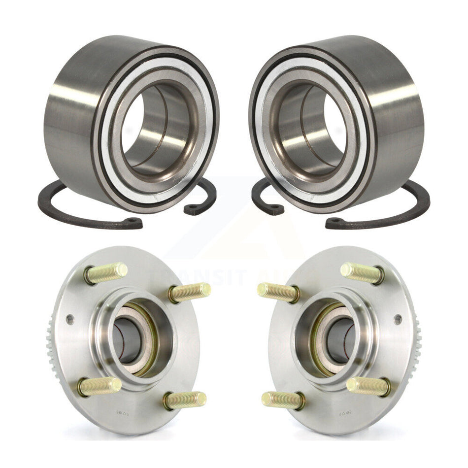 Front Rear Wheel Bearing And Hub Assembly Kit For Hyundai Elantra Kia Spectra Spectra5 4-Wheel ABS K70-101616