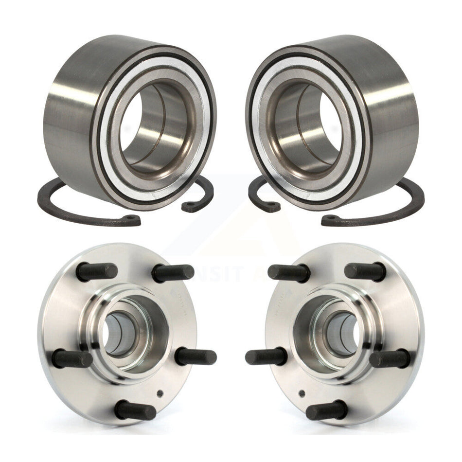 Front Rear Wheel Bearing And Hub Assembly Kit For Hyundai Tiburon K70-101617