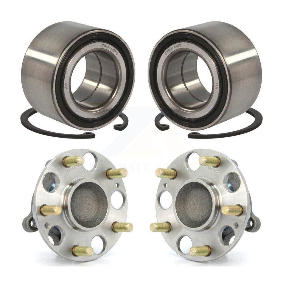 Front Rear Wheel Bearing And Hub Assembly Kit For Honda Civic K70-101625
