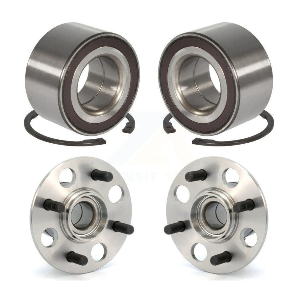 Front Rear Wheel Bearing And Hub Assembly Kit For Honda Fit Insight K70-101643