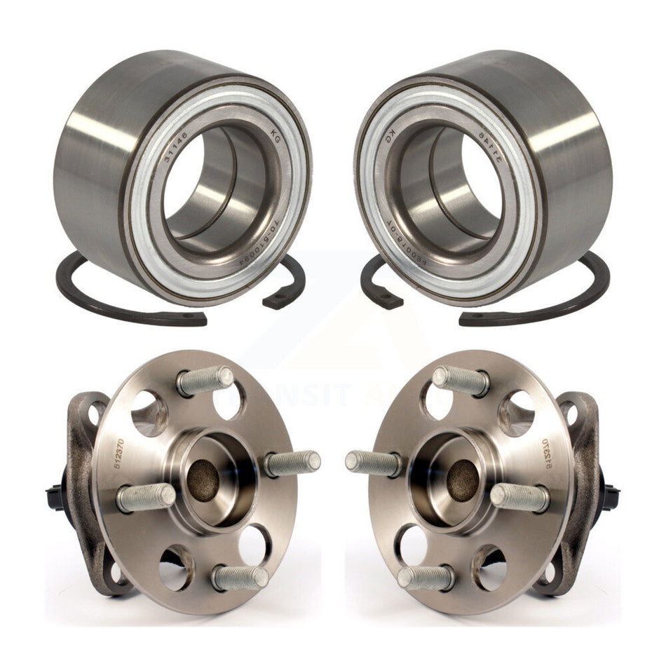 Front Rear Wheel Bearing And Hub Assembly Kit For Toyota Yaris Prius C Scion iQ K70-101654