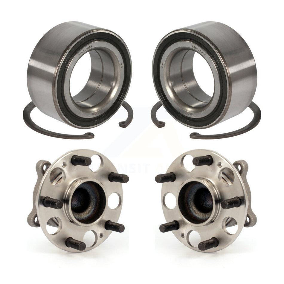 Front Rear Wheel Bearing And Hub Assembly Kit For Honda Accord Acura TSX K70-101658