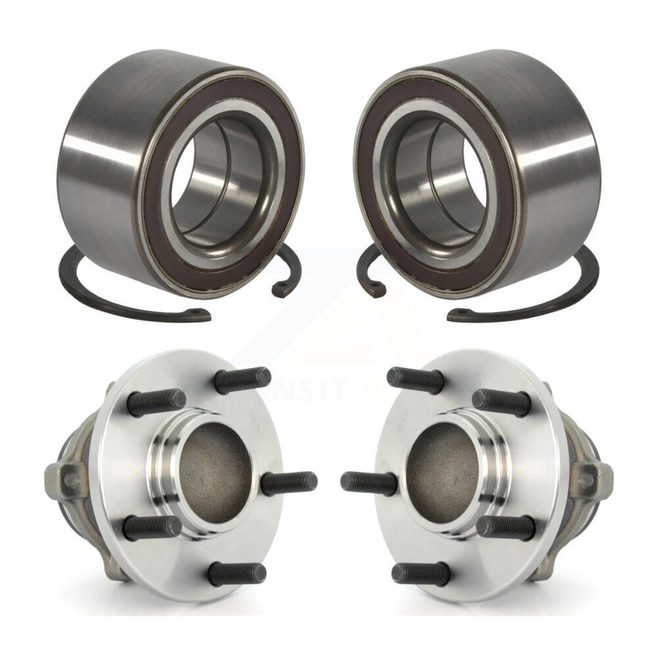 Front Rear Wheel Bearing And Hub Assembly Kit For Mazda 3 5 Sport K70-101660