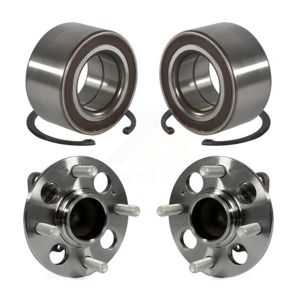 Front Rear Wheel Bearing And Hub Assembly Kit For 2012-2017 Kia Rio K70-101694