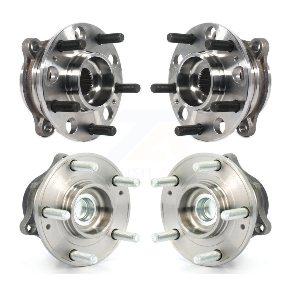 Front Rear Wheel Bearing & Hub Assembly Kit For Hyundai Santa Fe Sport XL FWD K70-101709