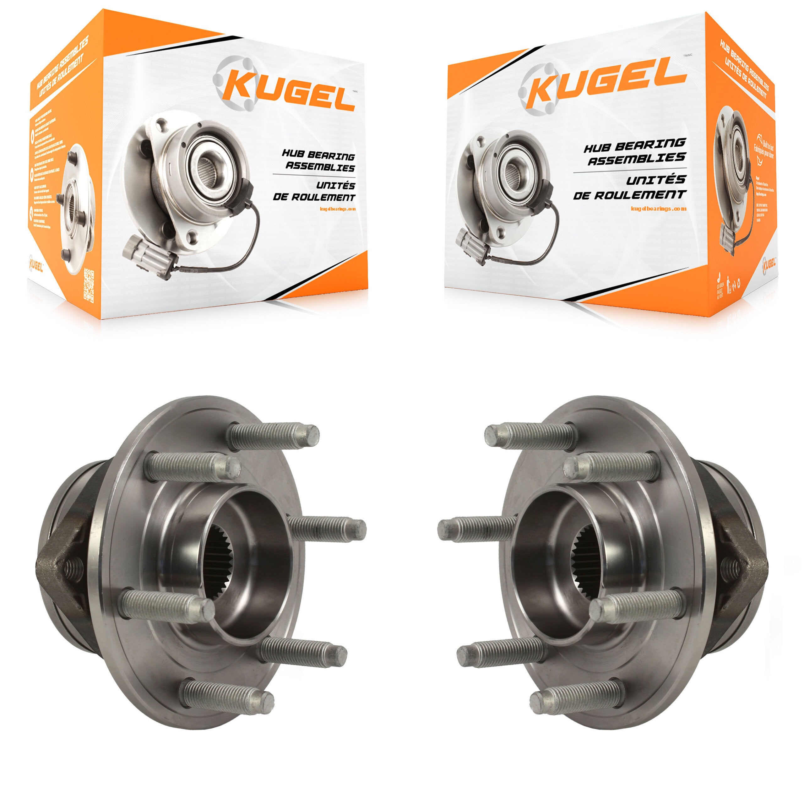 Rear Wheel Bearing And Hub Assembly Pair For 2011-2012 VPG MV-1 K70-101758
