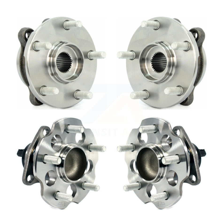 Front Rear Wheel Bearing & Hub Assembly Kit For 2016-2020 Toyota Mirai K70-101767