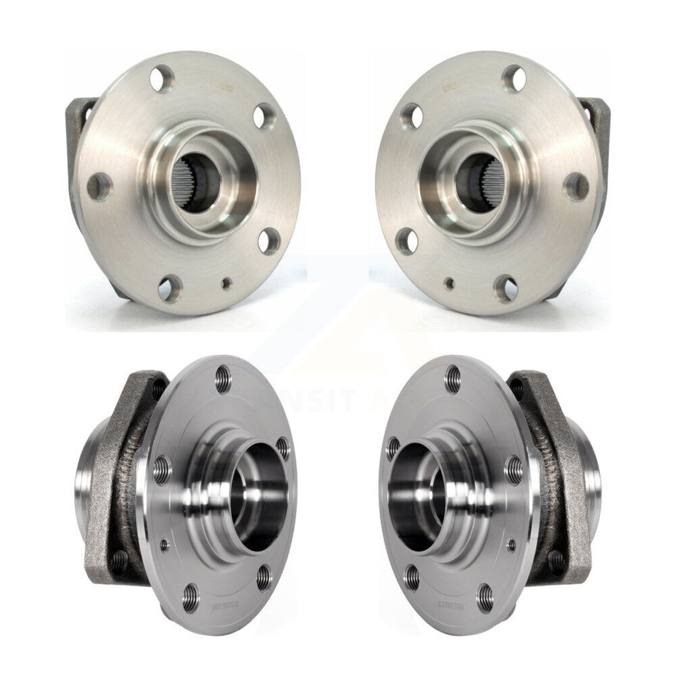Front Rear Wheel Bearing & Hub Assembly Kit For Volkswagen Golf SportWagen Alltrack K70-101817