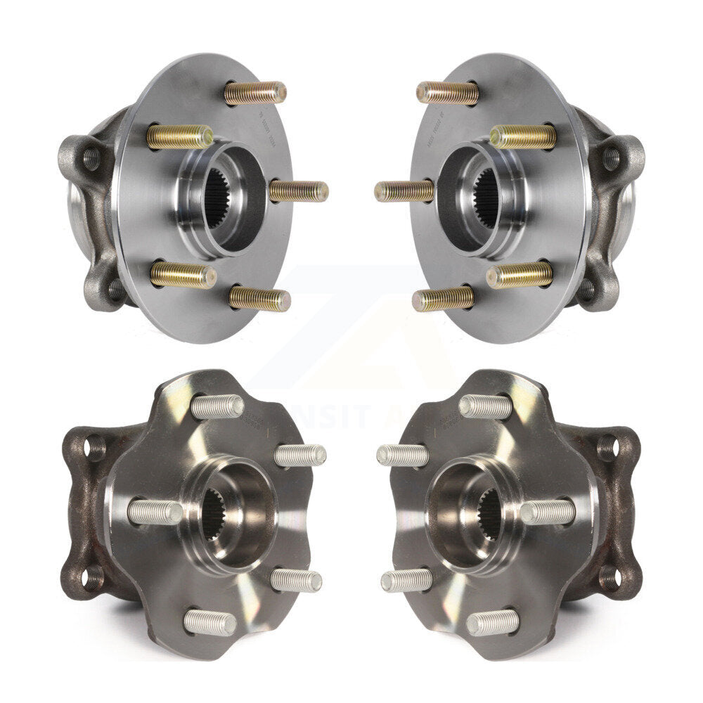 Front Rear Wheel Bearing & Hub Assembly Kit For Lexus RX350 RX450h RX350L RX450hL K70-101847