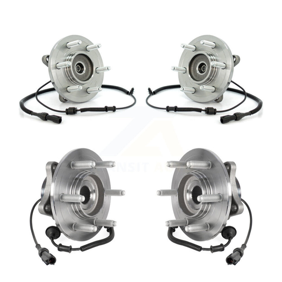 Front Rear Wheel Bearing & Hub Assembly Kit For Ford Expedition Lincoln Navigator K70-101853