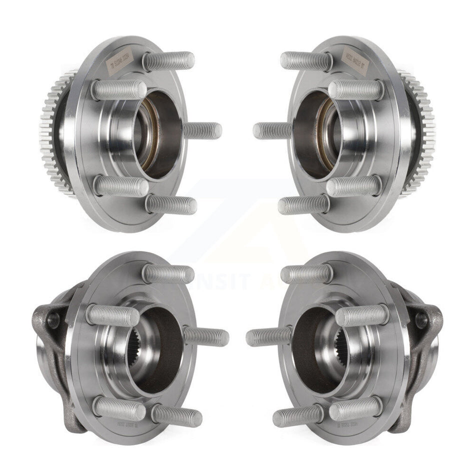 Front Rear Wheel Bearing & Hub Assembly Kit For Ford Mustang K70-101862