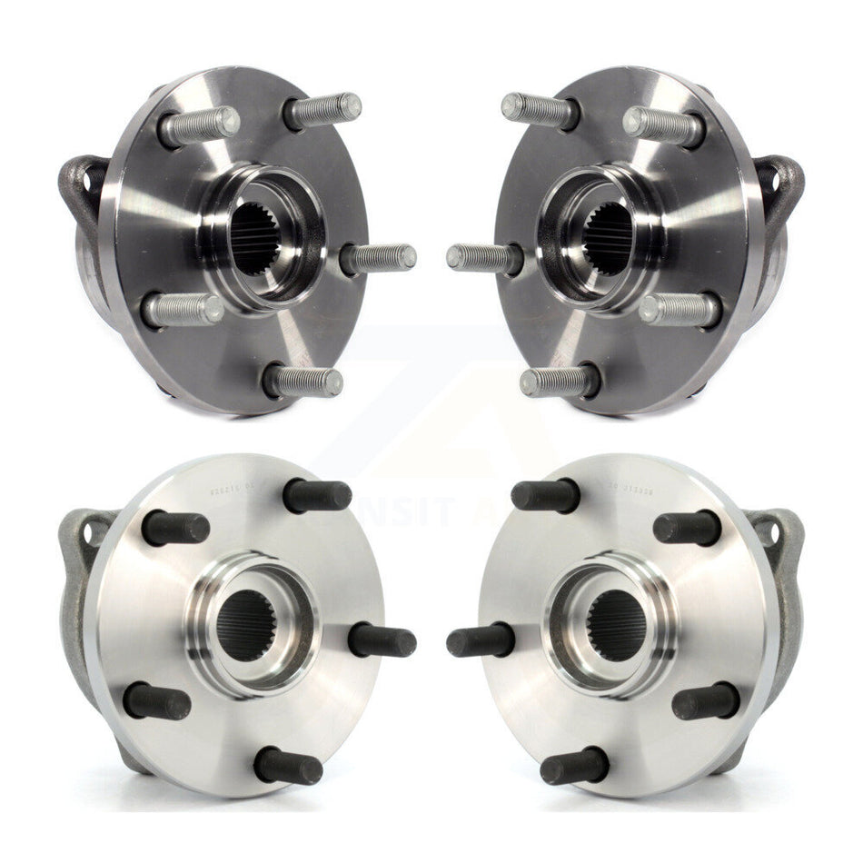 Front Rear Wheel Bearing & Hub Assembly Kit For 2006-2007 Subaru B9 Tribeca K70-101866