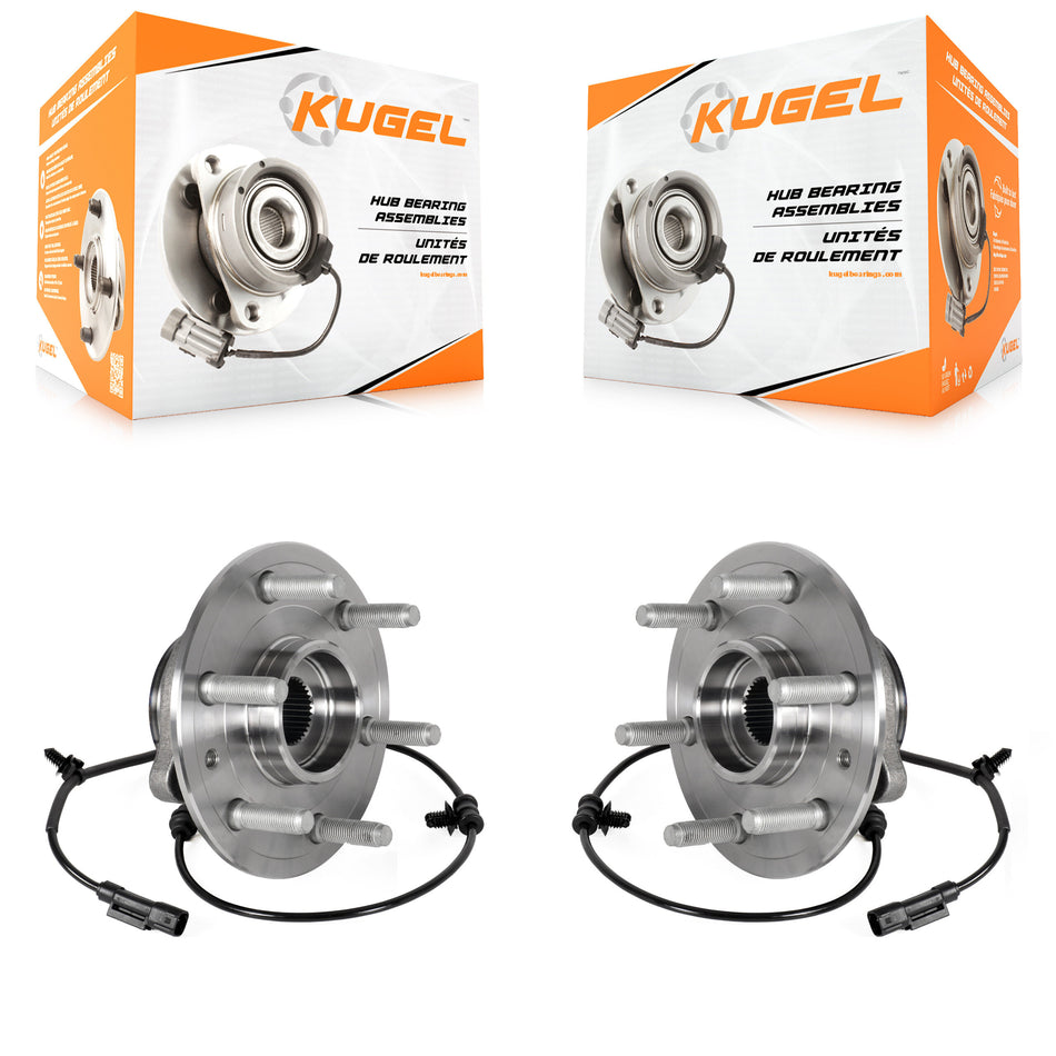 Front Wheel Bearing And Hub Assembly Pair For Ram 1500 Without 22" Factory Wheels K70-101877